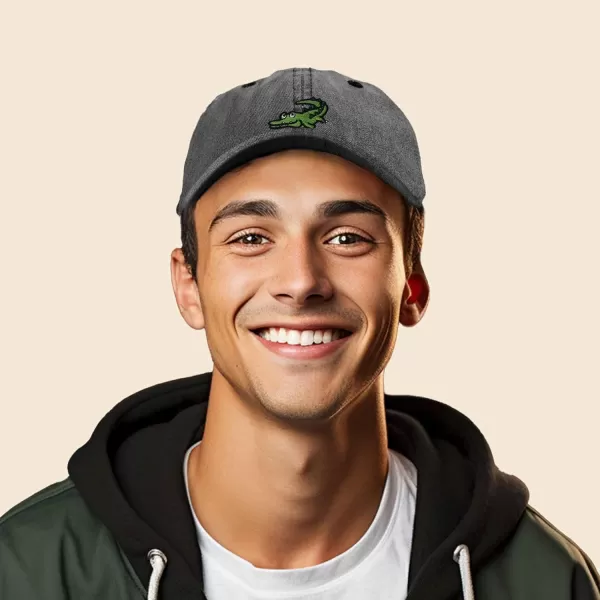 DALIX Alligator Cap Embroidered Mens Cotton Dad Hat Baseball Hat