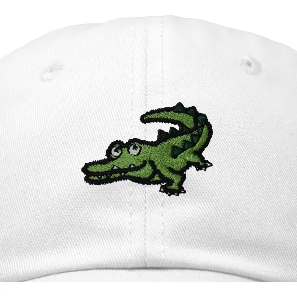 DALIX Alligator Cap Embroidered Mens Cotton Dad Hat Baseball Hat