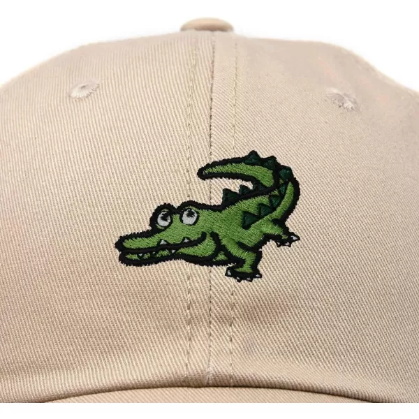 DALIX Alligator Cap Embroidered Mens Cotton Dad Hat Baseball Hat