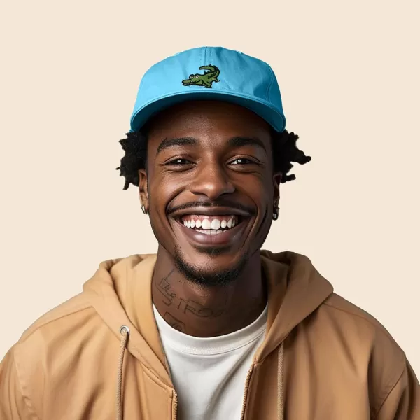 DALIX Alligator Cap Embroidered Mens Cotton Dad Hat Baseball Hat
