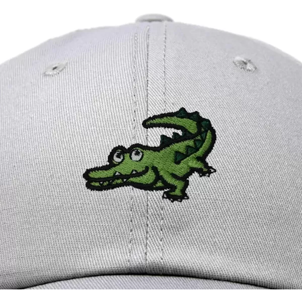 DALIX Alligator Cap Embroidered Mens Cotton Dad Hat Baseball Hat