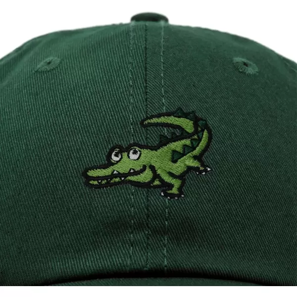 DALIX Alligator Cap Embroidered Mens Cotton Dad Hat Baseball Hat