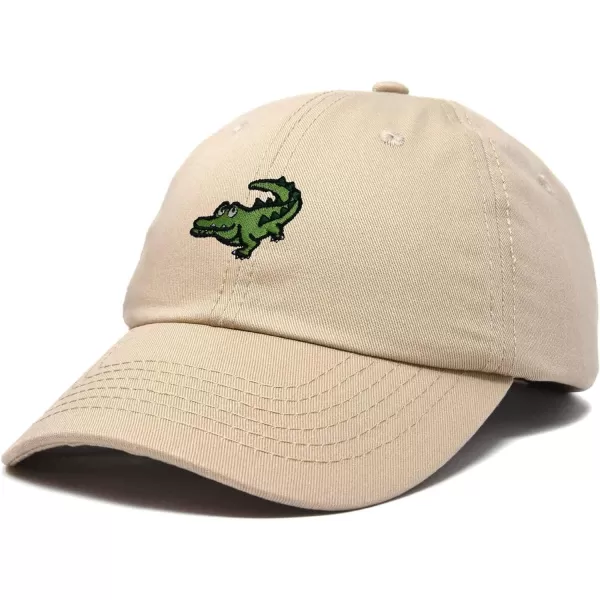 DALIX Alligator Cap Embroidered Mens Cotton Dad Hat Baseball Hat