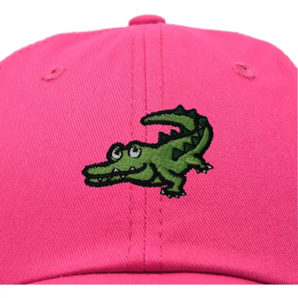 DALIX Alligator Cap Embroidered Mens Cotton Dad Hat Baseball Hat