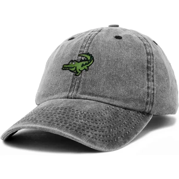 DALIX Alligator Cap Embroidered Mens Cotton Dad Hat Baseball Hat