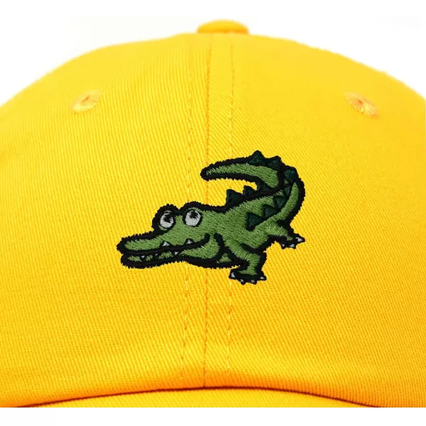 DALIX Alligator Cap Embroidered Mens Cotton Dad Hat Baseball Hat