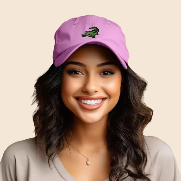 DALIX Alligator Cap Embroidered Mens Cotton Dad Hat Baseball Hat