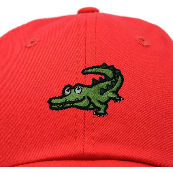 DALIX Alligator Cap Embroidered Mens Cotton Dad Hat Baseball Hat