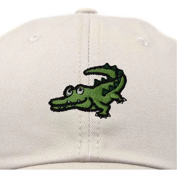 DALIX Alligator Cap Embroidered Mens Cotton Dad Hat Baseball Hat