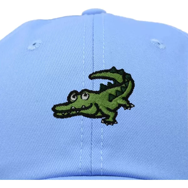 DALIX Alligator Cap Embroidered Mens Cotton Dad Hat Baseball Hat