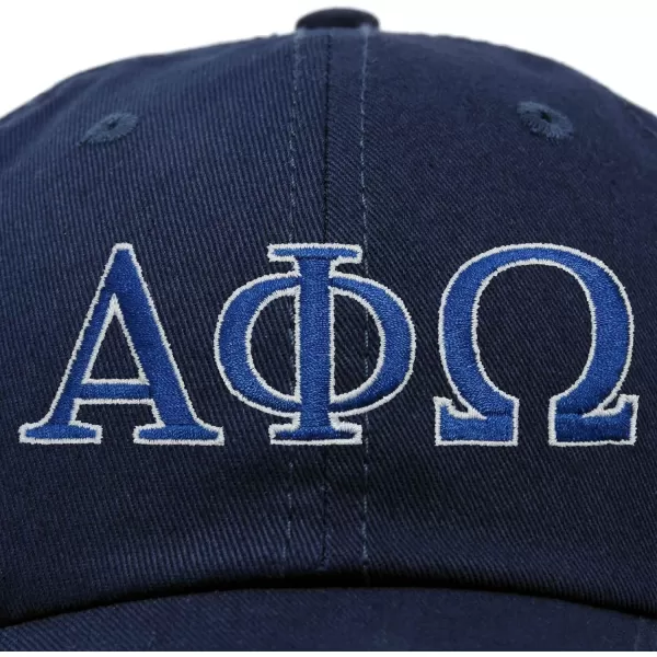 DALIX Alpha Phi Omega Greek Letters Ball Cap Embroidered Hat