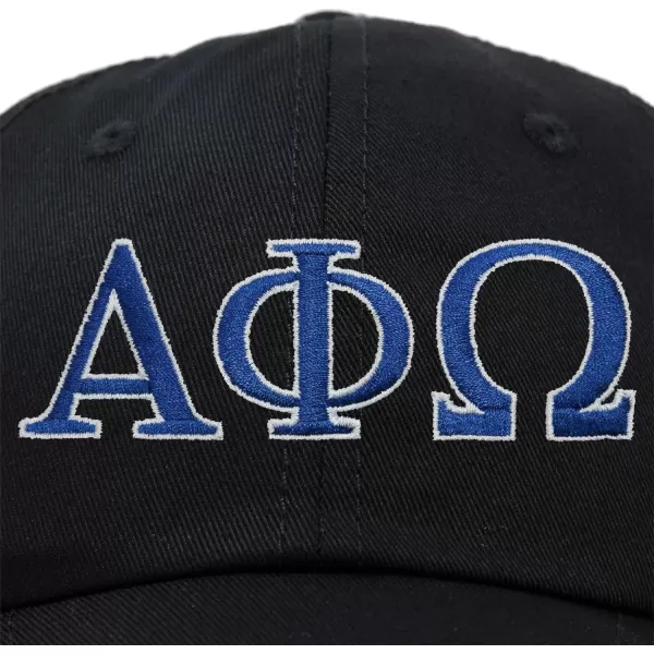 DALIX Alpha Phi Omega Greek Letters Ball Cap Embroidered Hat