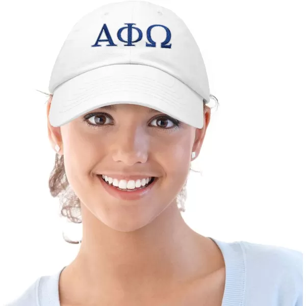 DALIX Alpha Phi Omega Greek Letters Ball Cap Embroidered Hat