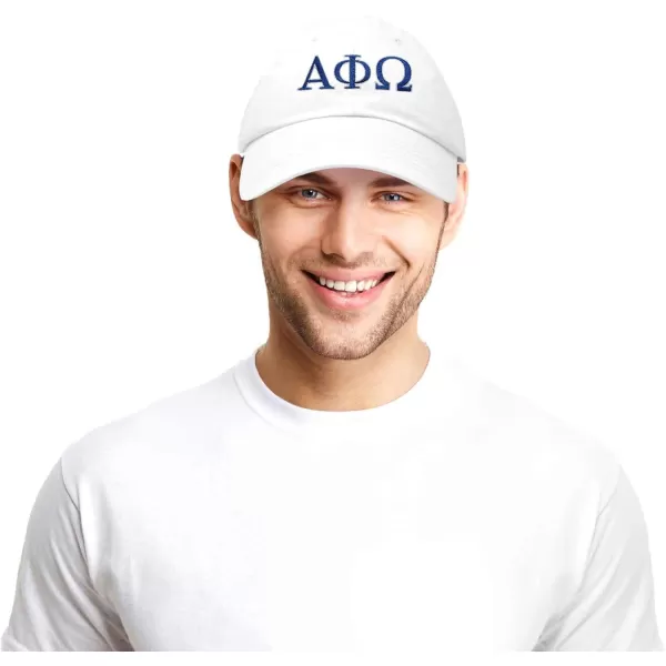 DALIX Alpha Phi Omega Greek Letters Ball Cap Embroidered Hat