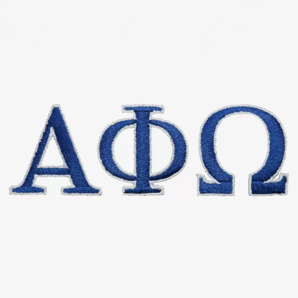 DALIX Alpha Phi Omega Greek Letters T-Shirt Men's Embroidered Fraternity Shirt
