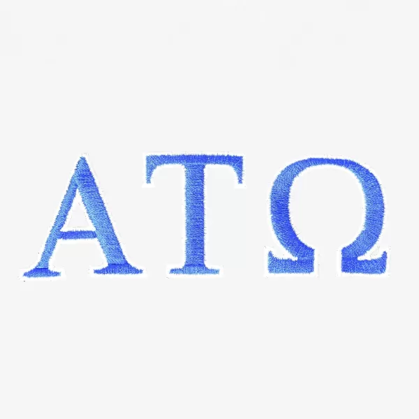 DALIX Alpha Tau Omega Greek Letters T-Shirt Men's Embroidered Fraternity Shirt