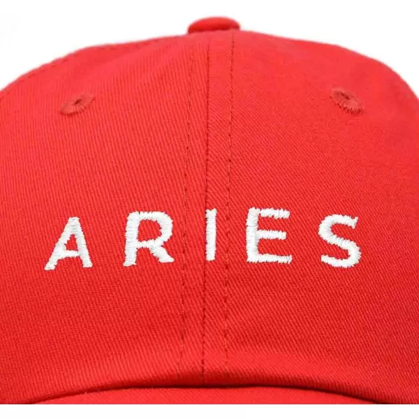 DALIX Aries Dad Hat Embroidered Zodiac Astrology Cotton Baseball Cap