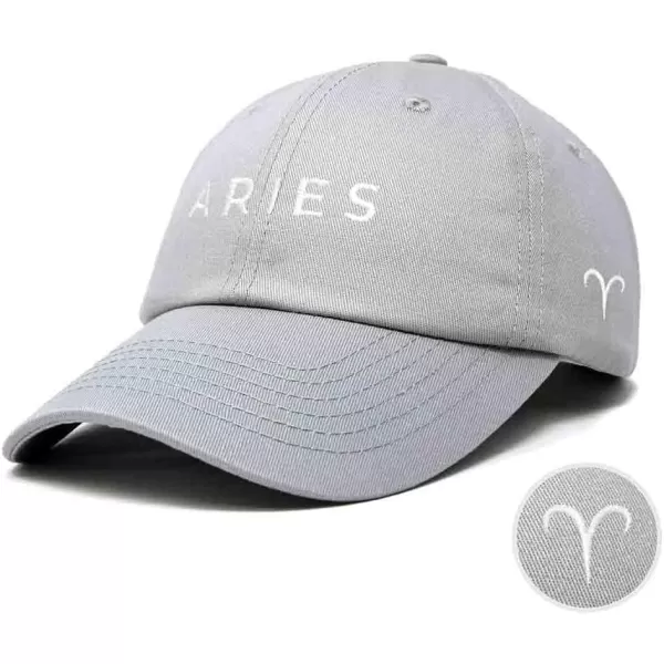 DALIX Aries Dad Hat Embroidered Zodiac Astrology Cotton Baseball Cap