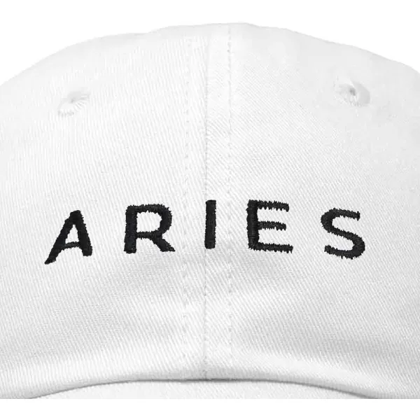 DALIX Aries Dad Hat Embroidered Zodiac Astrology Cotton Baseball Cap