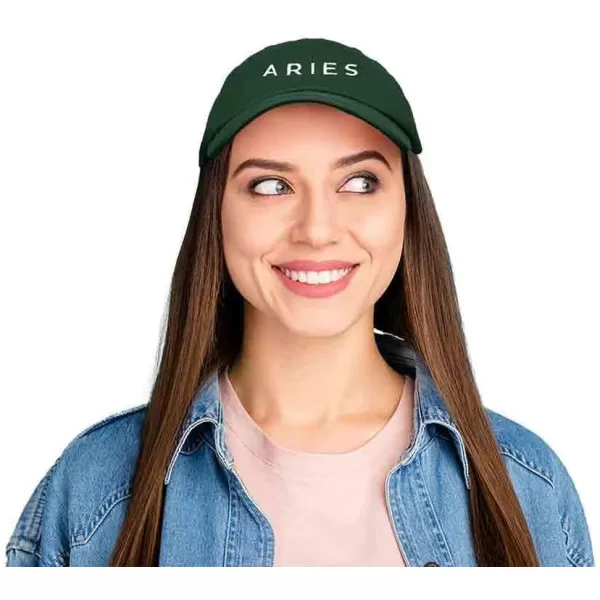 DALIX Aries Dad Hat Embroidered Zodiac Astrology Cotton Baseball Cap