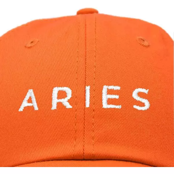 DALIX Aries Dad Hat Embroidered Zodiac Astrology Cotton Baseball Cap
