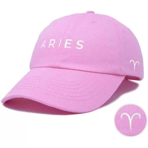 DALIX Aries Dad Hat Embroidered Zodiac Astrology Cotton Baseball Cap