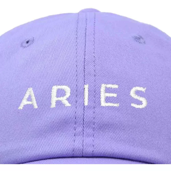 DALIX Aries Dad Hat Embroidered Zodiac Astrology Cotton Baseball Cap