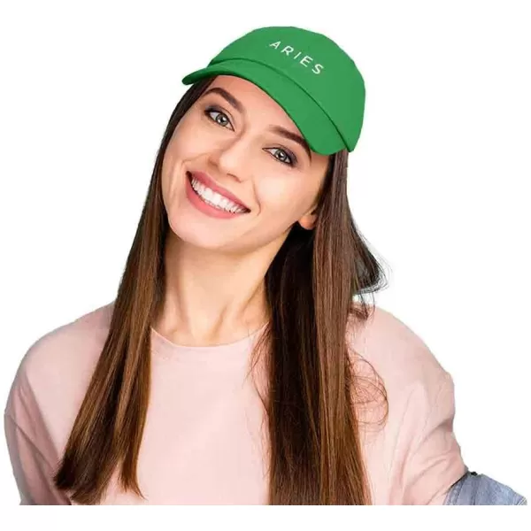 DALIX Aries Dad Hat Embroidered Zodiac Astrology Cotton Baseball Cap