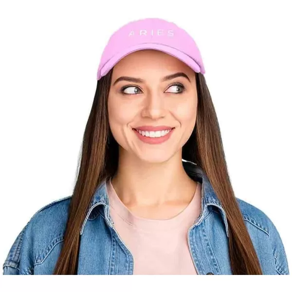 DALIX Aries Dad Hat Embroidered Zodiac Astrology Cotton Baseball Cap