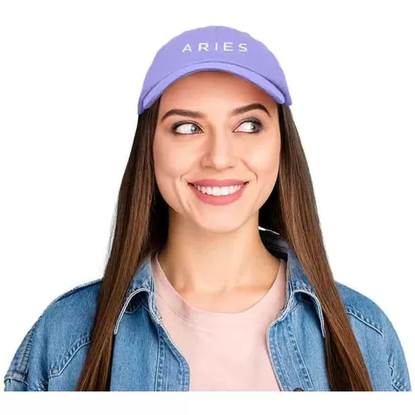 DALIX Aries Dad Hat Embroidered Zodiac Astrology Cotton Baseball Cap