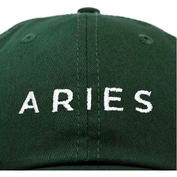 DALIX Aries Dad Hat Embroidered Zodiac Astrology Cotton Baseball Cap