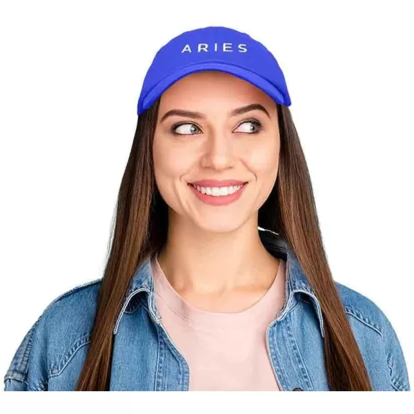 DALIX Aries Dad Hat Embroidered Zodiac Astrology Cotton Baseball Cap