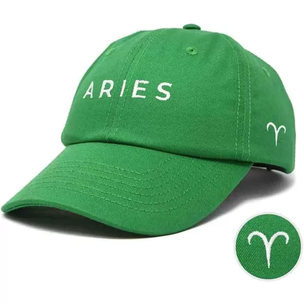 DALIX Aries Dad Hat Embroidered Zodiac Astrology Cotton Baseball Cap