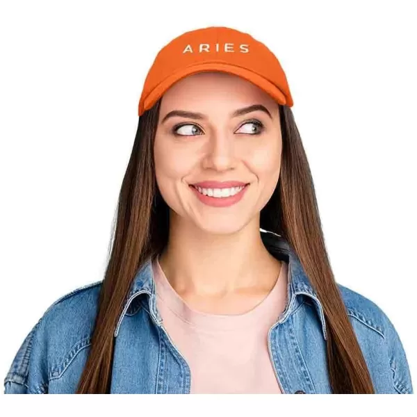 DALIX Aries Dad Hat Embroidered Zodiac Astrology Cotton Baseball Cap