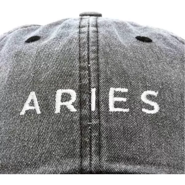 DALIX Aries Dad Hat Embroidered Zodiac Astrology Cotton Baseball Cap