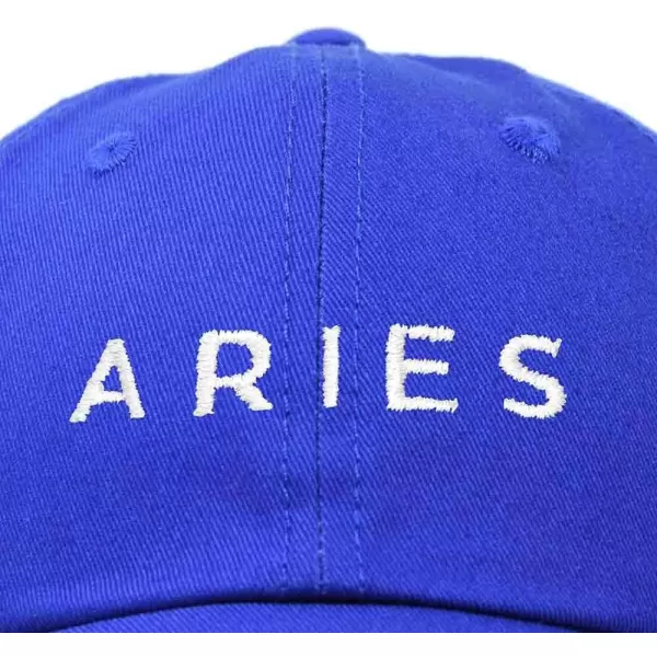 DALIX Aries Dad Hat Embroidered Zodiac Astrology Cotton Baseball Cap