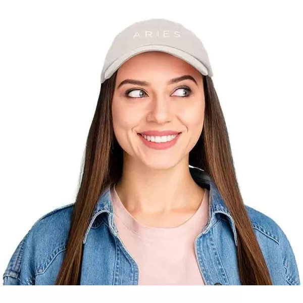 DALIX Aries Dad Hat Embroidered Zodiac Astrology Cotton Baseball Cap