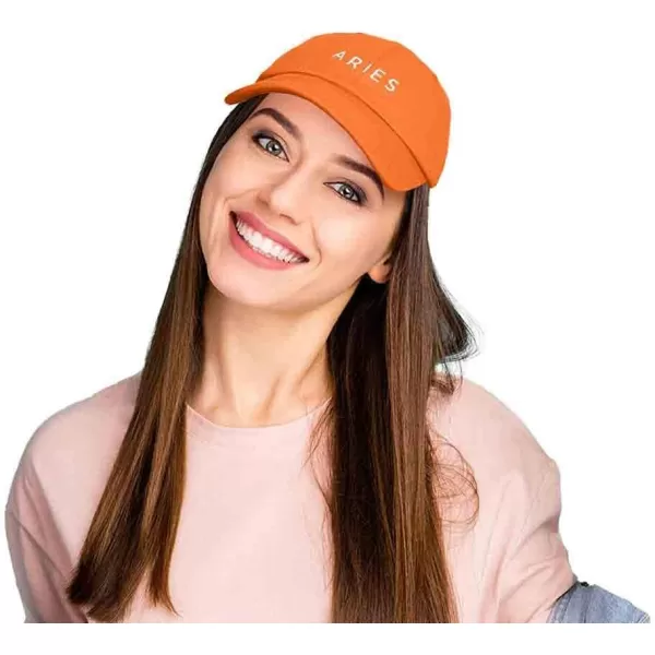 DALIX Aries Dad Hat Embroidered Zodiac Astrology Cotton Baseball Cap