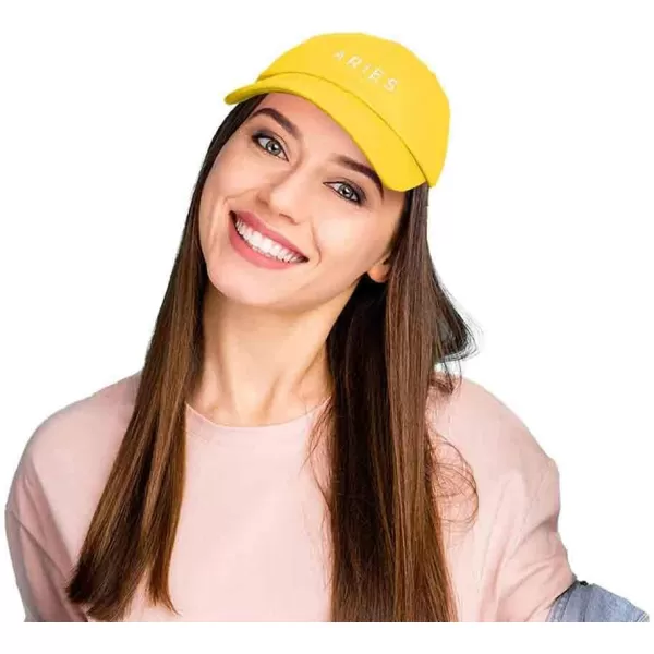 DALIX Aries Dad Hat Embroidered Zodiac Astrology Cotton Baseball Cap