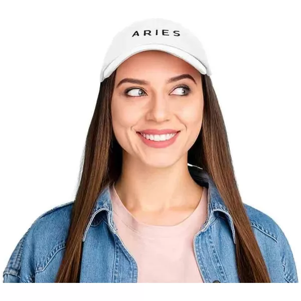 DALIX Aries Dad Hat Embroidered Zodiac Astrology Cotton Baseball Cap