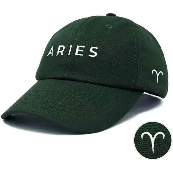DALIX Aries Dad Hat Embroidered Zodiac Astrology Cotton Baseball Cap