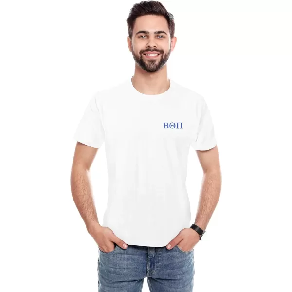 DALIX Beta Theta Pi Greek Letters T-Shirt Men's Embroidered Fraternity Shirt