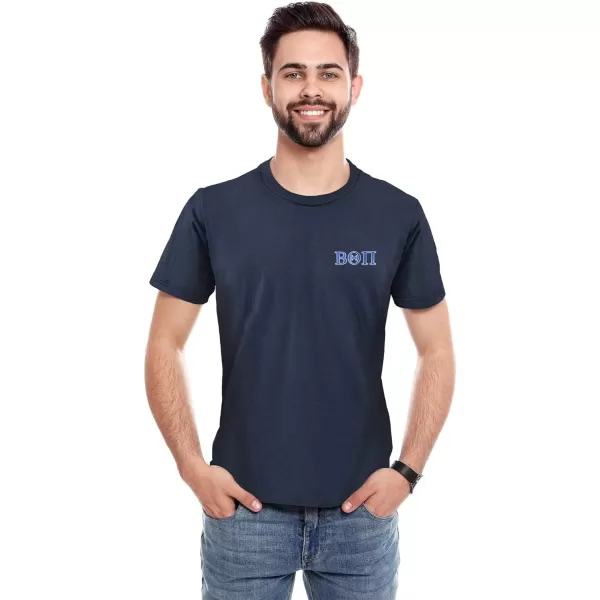 DALIX Beta Theta Pi Greek Letters T-Shirt Men's Embroidered Fraternity Shirt