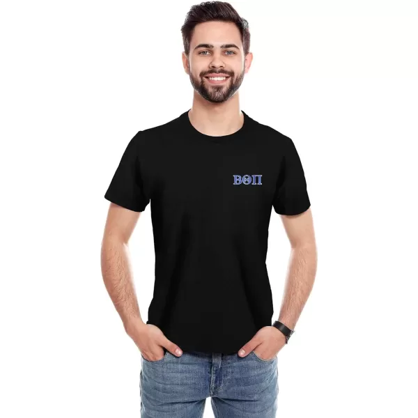 DALIX Beta Theta Pi Greek Letters T-Shirt Men's Embroidered Fraternity Shirt