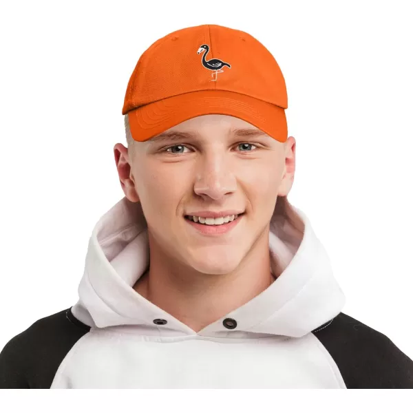 DALIX Black Flamingo Womens Dad Hat Baseball Cap Embroidered
