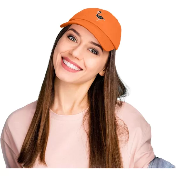 DALIX Black Flamingo Womens Dad Hat Baseball Cap Embroidered