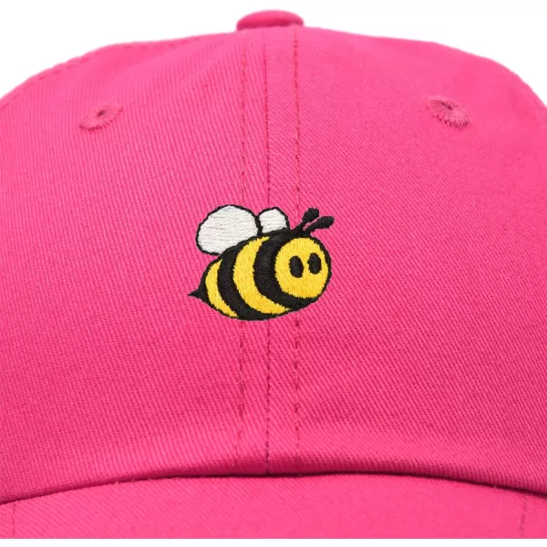 DALIX Bumble Bee Baseball Cap Dad Hat Embroidered Womens Girls