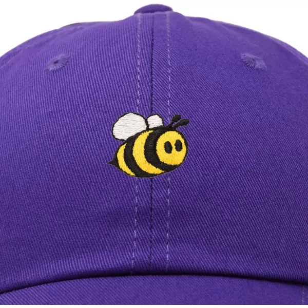 DALIX Bumble Bee Baseball Cap Dad Hat Embroidered Womens Girls
