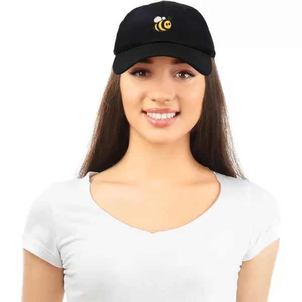 DALIX Bumble Bee Baseball Cap Dad Hat Embroidered Womens Girls