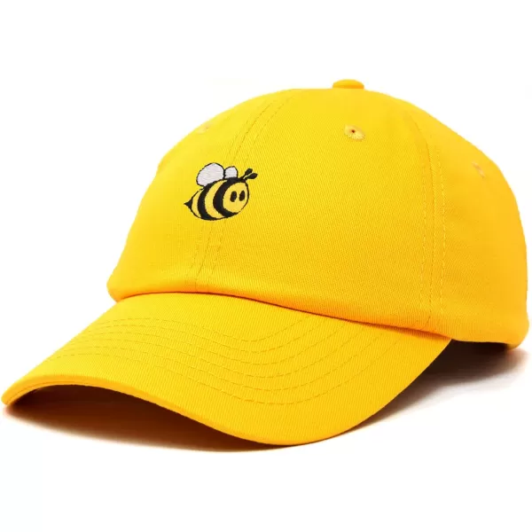 DALIX Bumble Bee Baseball Cap Dad Hat Embroidered Womens Girls